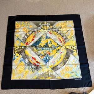 Hermes silk scarf